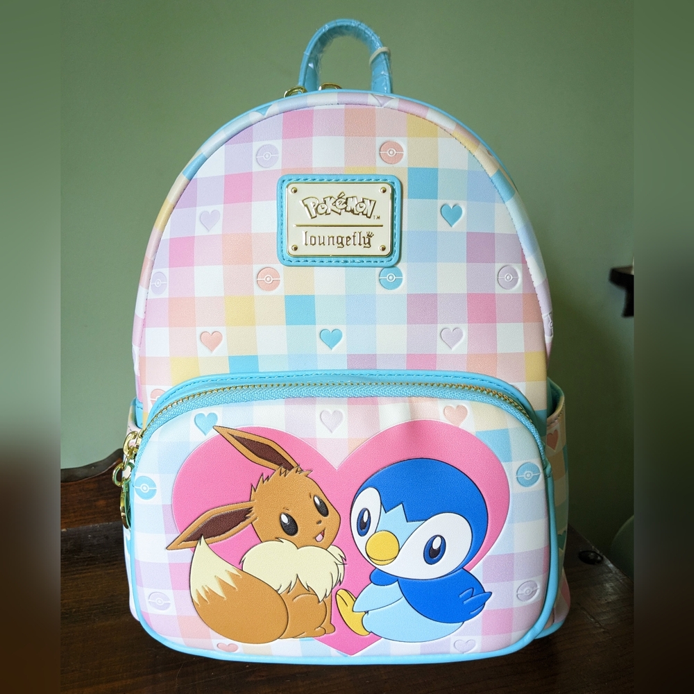 Eevee and Piplup Besties Mini Loungefly Backpack